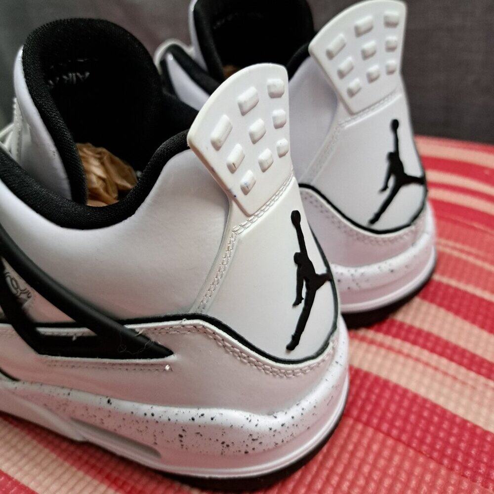 %Size 6.5Y - Nike Air Jordan 4 Retro (GS) 'DIY' Youth Shoes AJ24 - Picture 5 of 14